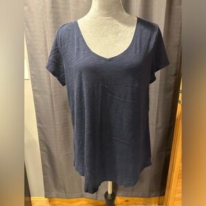 Sonoma the everyday tee size large blouse shirt vneck short sleeve